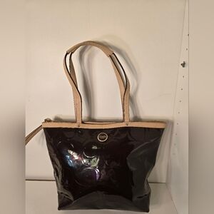 Coach Black and Tan Tote Bag
